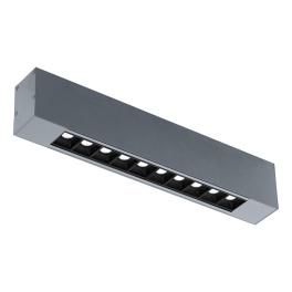 ALBAVILLA LED-SURFACE PROFILE L-271 argintiu 30° 3000K, LI67728---, Schrack