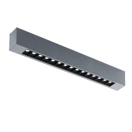 ALBAVILLA LED-SURFACE PROFILE L-403 argintiu 30° 3000K, LI67729---, Schrack