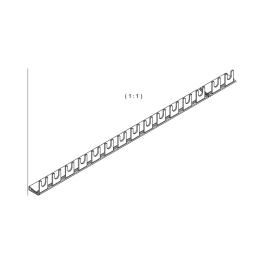 Bara colectoare cu contacte furca 1P, 16mm², Schrack BS900141-P