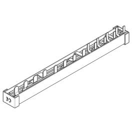 Baretă compacta cu lamele, 4P, 10mm², 12UH, Pas=18/17,8/8,7mm, Schrack BS990158--