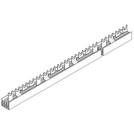 Baretă cu contacte furcă 18mm, 10mm², 4P, 1m, Schrack BS990125-A