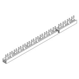 Baretă cu contacte furcă 18mm, 3P, 10mmp, 1m, Schrack BS990113-A