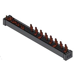 Baretă pt. diferential 4P+8x1P+N, 12M, Schrack BSA90169--