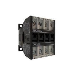 Contactor 3P, 4kW, AC3, 10A, 24VDC+1NC built in, Schrack LA301025N-