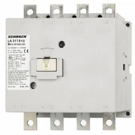 Contactor, 4 poli, 90kW, 175A, AC3, 250A, AC1, 230V AC/DC, Schrack LA317543--