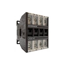 Contactor 4P, 5.5kW/14A AC3, 2ND+2NÎ, 230VAC, Schrack LA3014C3N-