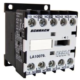 Contactor auxiliar miniatura 2ND+2NI, 230VAC, 10A, Schrack LA100793--