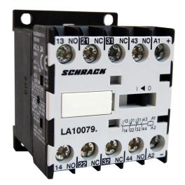 Contactor auxiliar miniatura 2ND, 2NI, 24VAC, 10A, Schrack LA100790--