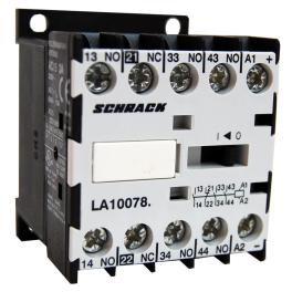 Contactor auxiliar miniatura 3ND+1NI, 230VAC, 10A, Schrack LA100783--