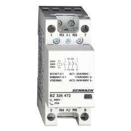 Contactor modular 25A, 2ND, 2NI, 230VAC, Schrack BZ326472--