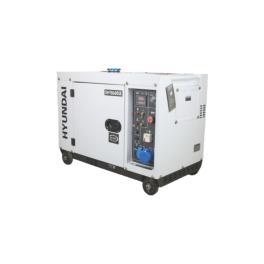 Generator de curent monofazat cu motor diesel, insonorizat HYUNDAI DHY8600SE