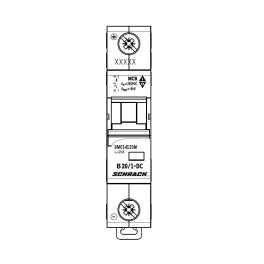 Intreruptor automat DC (MCB) DC, B 20A, 1P, 40°C, 10kA, Schrack BM014120ME