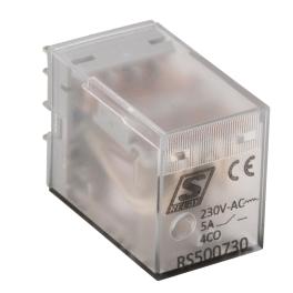 Releu inserabil 14 pini, 4CC, 5A, 230VCA, S-Relay RS5, Schrack RS500730--