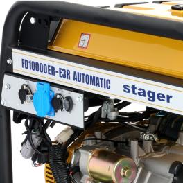 Stager FD 10000ER-E3R Automatic Generator curent dual 230V/400V, 8.5kW, benzina, conector ATS, multistart