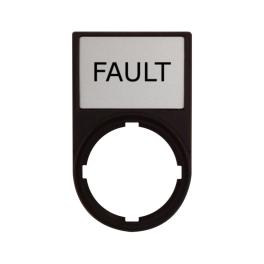 Suport cu placa 30x50mm cu inscriptia FAULT, Schrack MM216498--